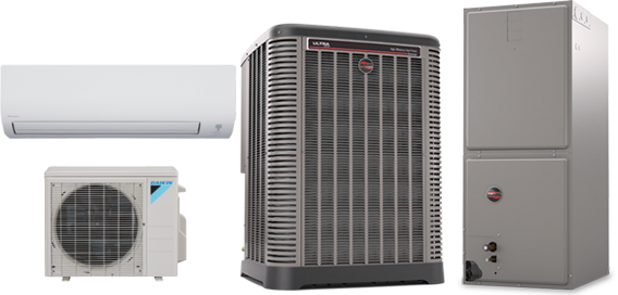 Conditioning Solution - Daikin 9,000 Btu 15 Seer Ductless Mini Split Air Conditioner (568x272), Png Download