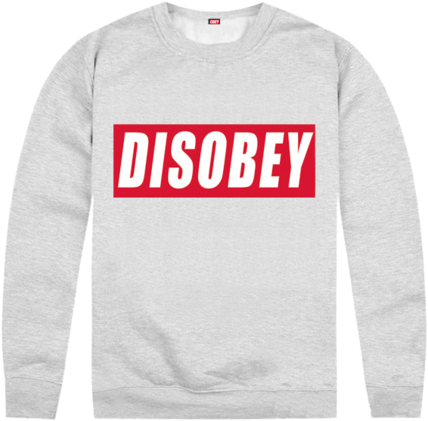 Disobey Sweater - Long-sleeved T-shirt (454x454), Png Download