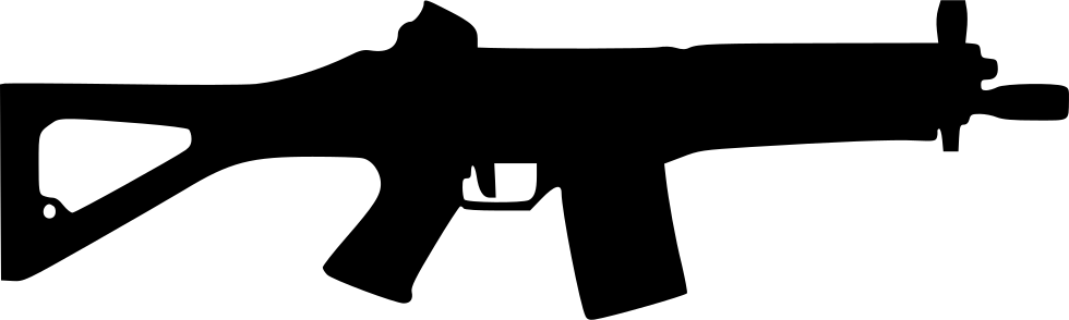 Png File - Sig 553 Commando (980x294), Png Download