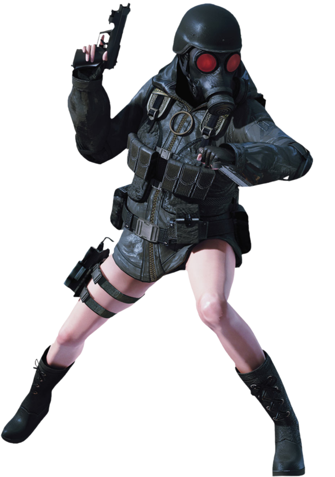 Download Resident Evil Revelations Lady Hunk - Full Size PNG Image - PNGkit