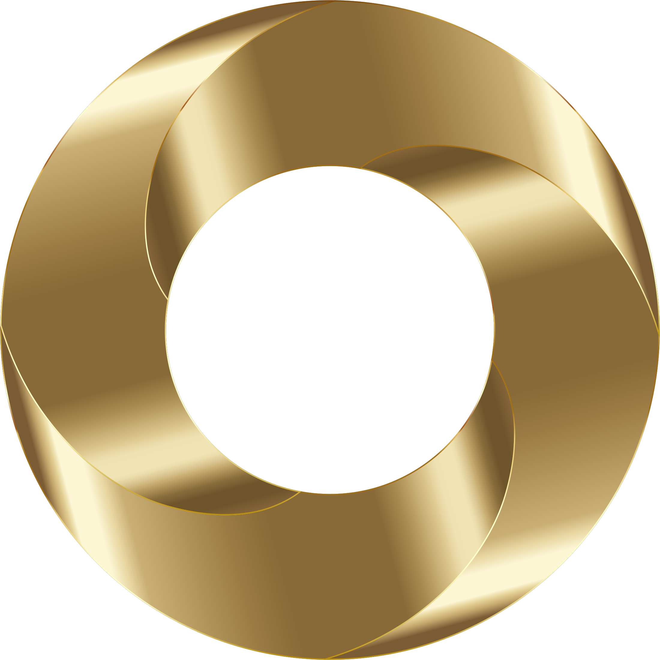 This Free Icons Png Design Of Shiny Copper Torus Screw (2200x2200), Png Download