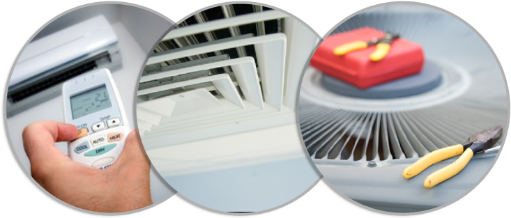 A/c & Hvac Work - Air Cond Service Png (740x314), Png Download
