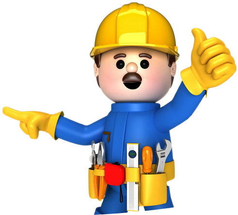 Cartoon Repairman Crown - Cartoon Repair Man Png (502x450), Png Download