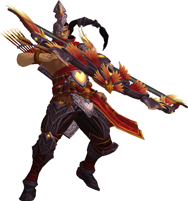 Games - Smite - Smite Hou Yi Png (777x683), Png Download