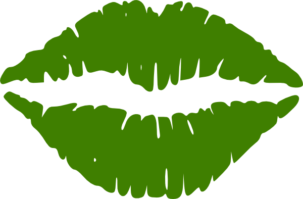 This Free Clipart Png Design Of Leafy Kiss Clipart (600x394), Png Download