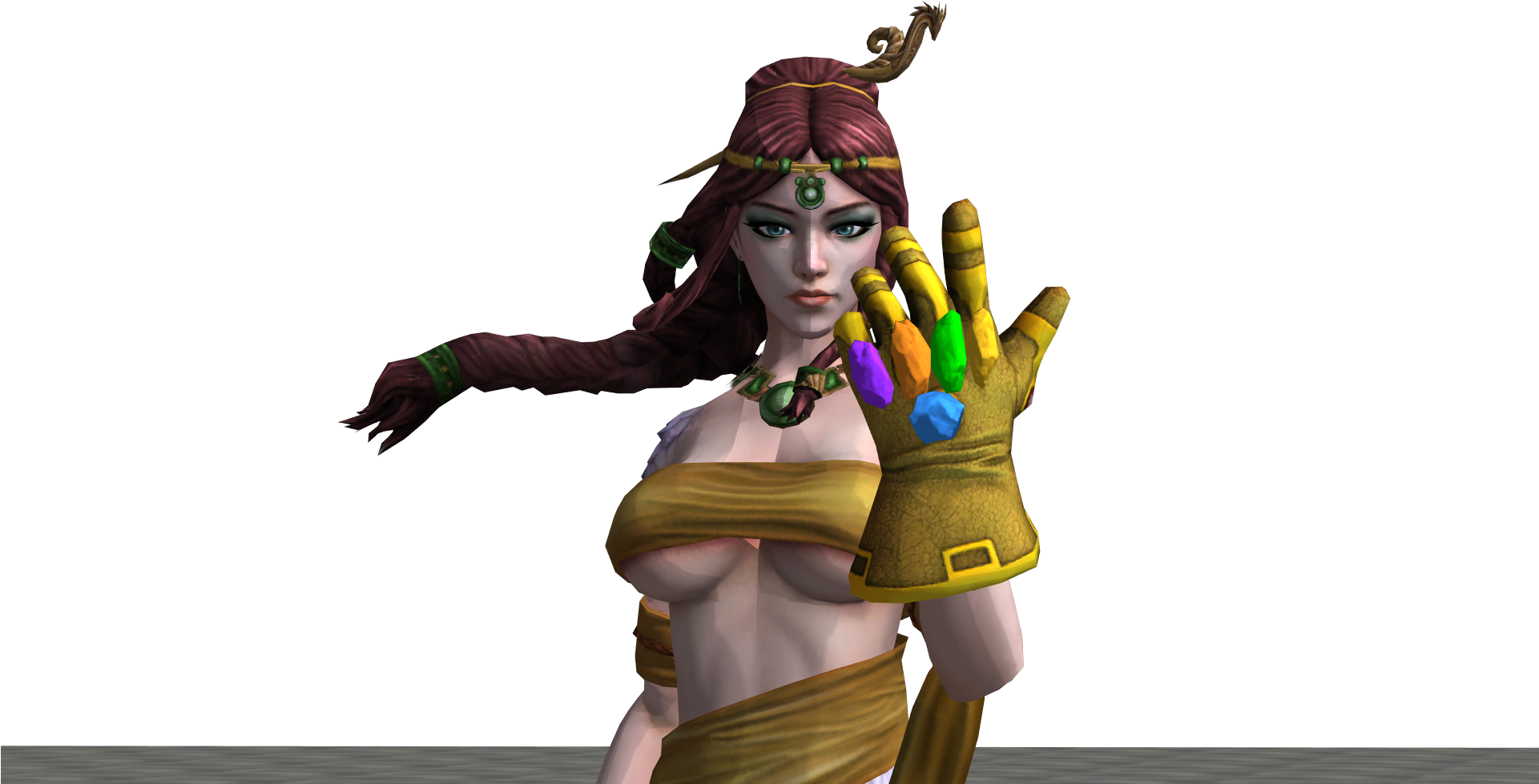 Medianu - Smite Nu Wa Png (1920x1017), Png Download