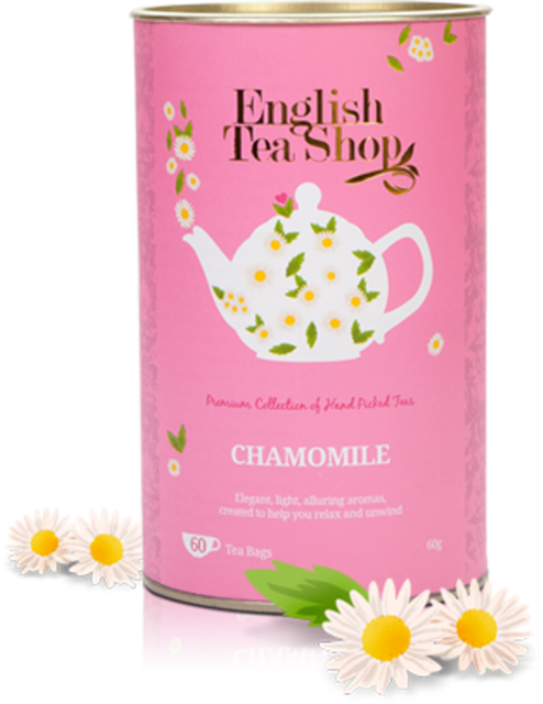 English Tea Shop [chamomile] 60 Tea Bags ~ Large Size - English Tea Shop Chamomile Tea (494x640), Png Download