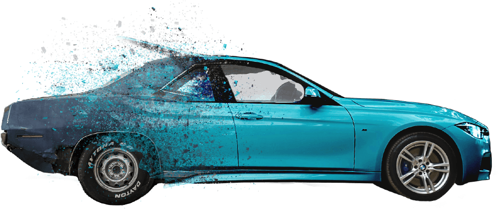 Cars That Enter In Mihai Cars Restauration Garage Are - Old And New Car Png (1047x459), Png Download