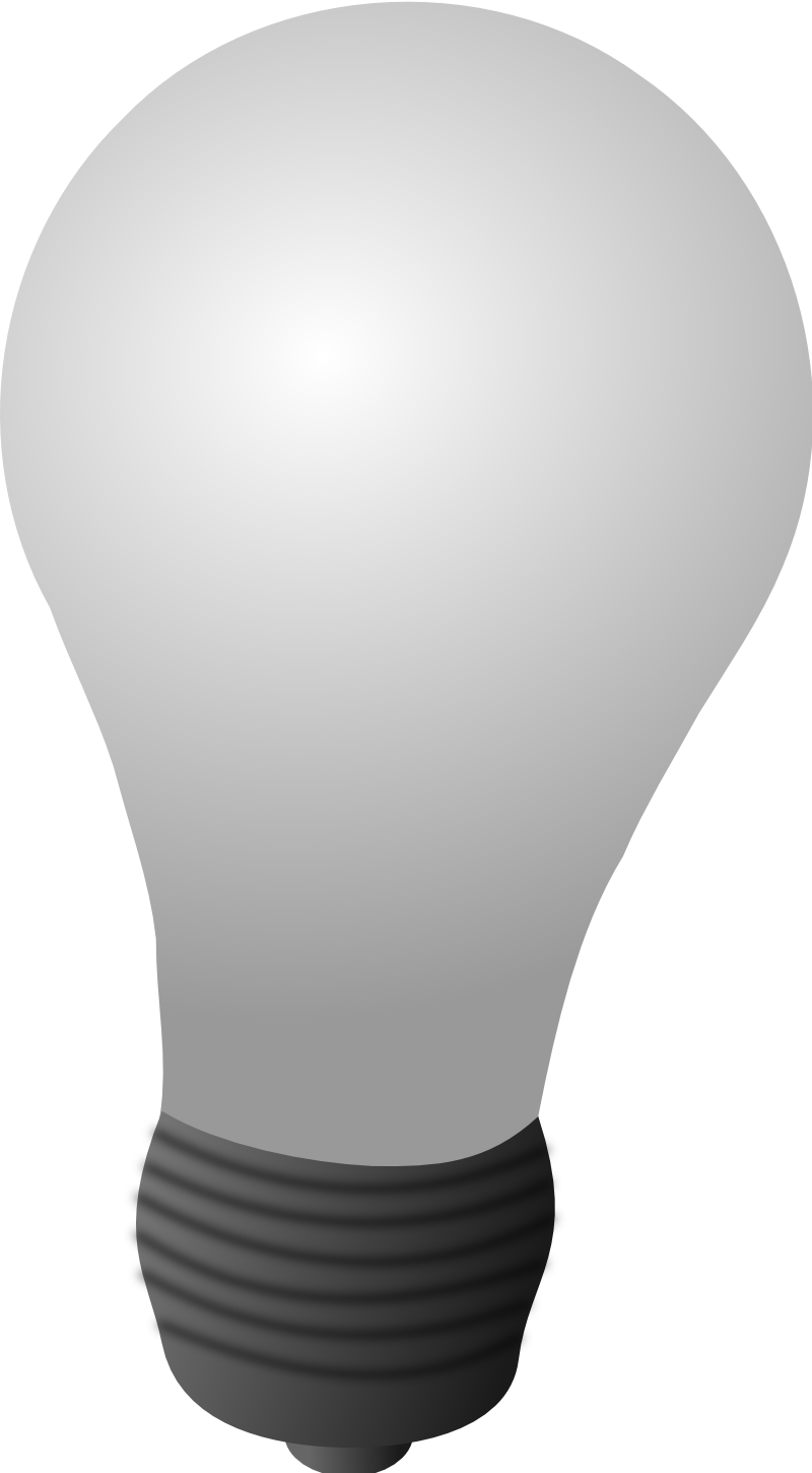 Bulb Png Image Without Background - Light Bulb Gif Png (800x1450), Png Download