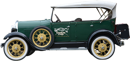 A Side Elevation Of An Old Timey Car Parked Outside - Old Car Side Png (450x450), Png Download