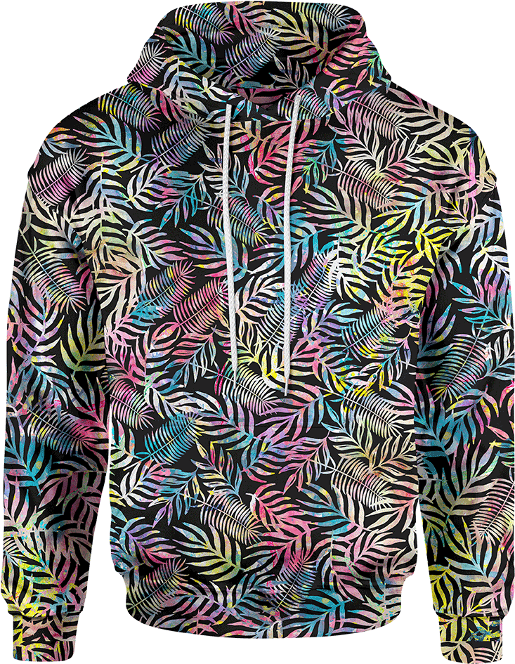 Rainbow Jungle Unisex Hoodie - Hoodie (960x960), Png Download
