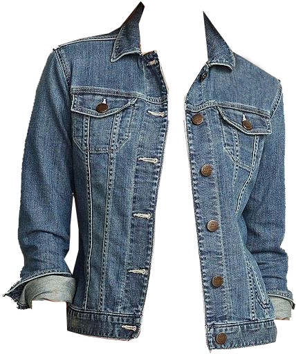 Denim Jacket Free Png Image - Denim Jacket Png (578x592), Png Download