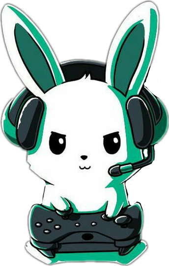 Report Abuse - Conejo Gamer (344x541), Png Download