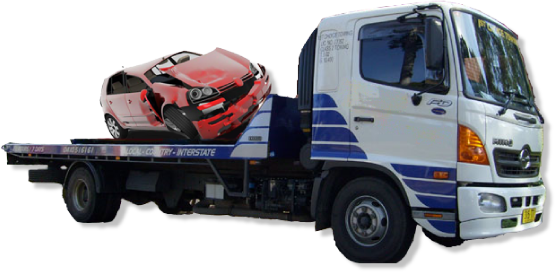 Scrap Car Removal Service - Towing Cars (555x272), Png Download