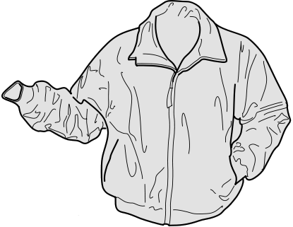 Clothes/ T Jacket - Jacket Clip Art (415x321), Png Download