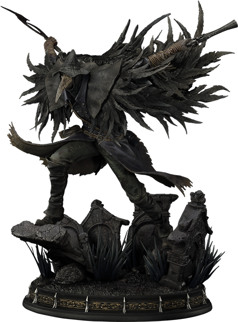 28" Bloodborne - Bloodborne The Old Hunters Statue Eileen The Crow 70 (480x635), Png Download