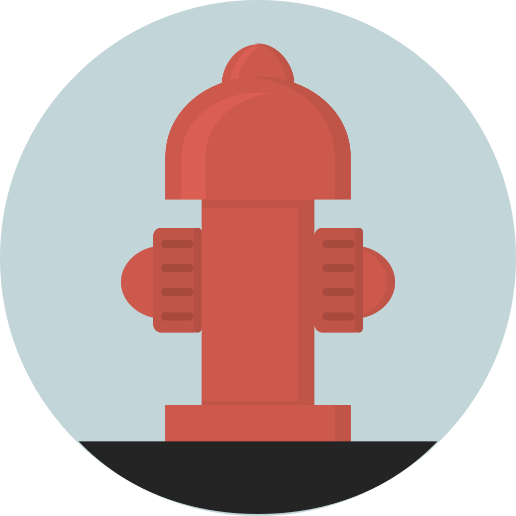 Creative Tail Objects Fire Hydrant - Fire Hydrant Png Icon (1024x1024), Png Download
