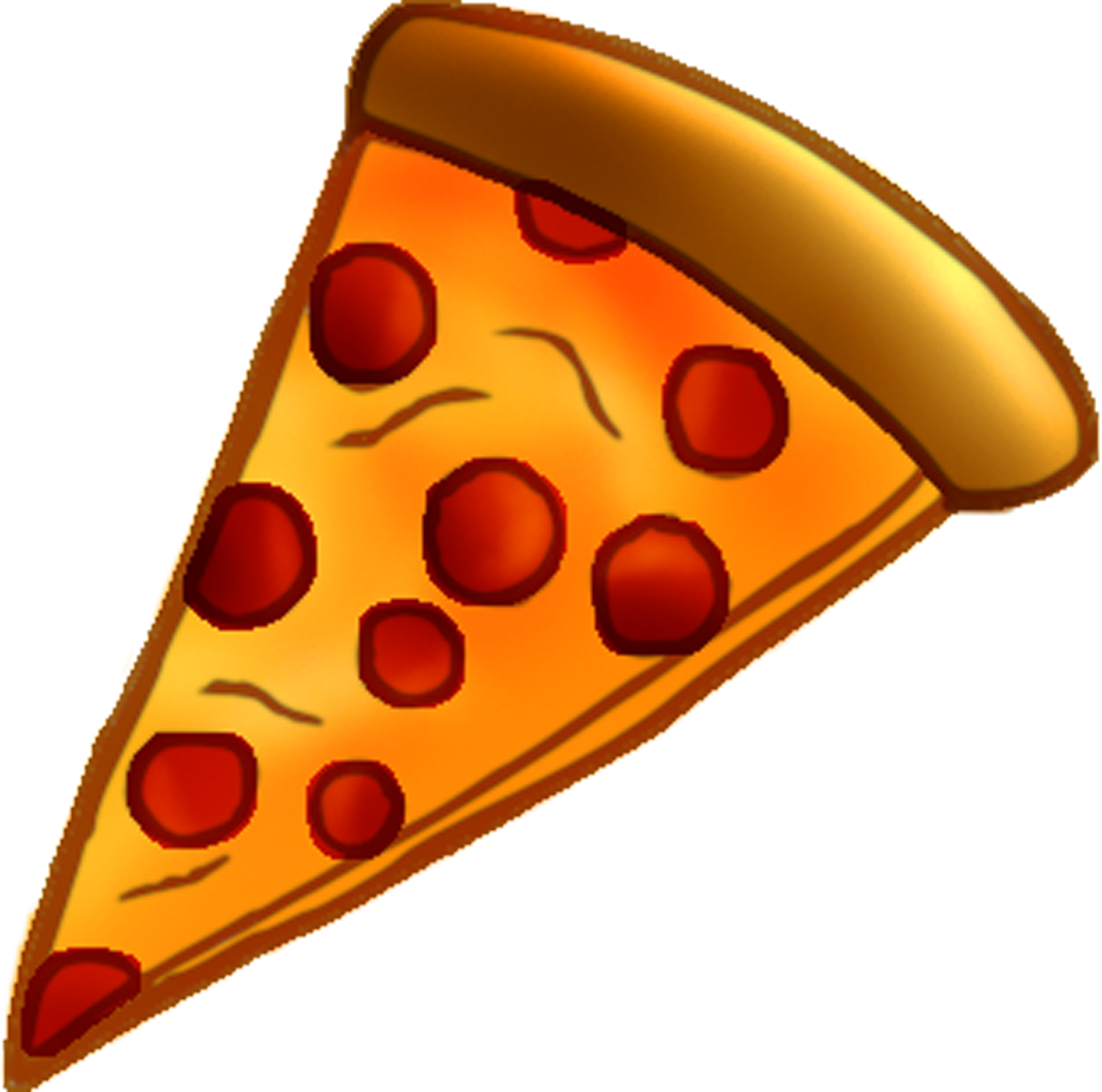 Pizza Clipart Tags Kawaii - Pizza Clipart Transparent (1800x1783), Png Download