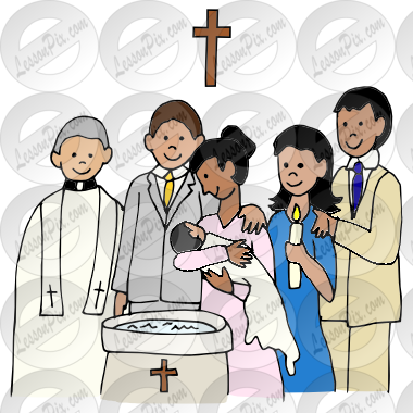 Baptism Picture For Classroom - Godparent (380x380), Png Download