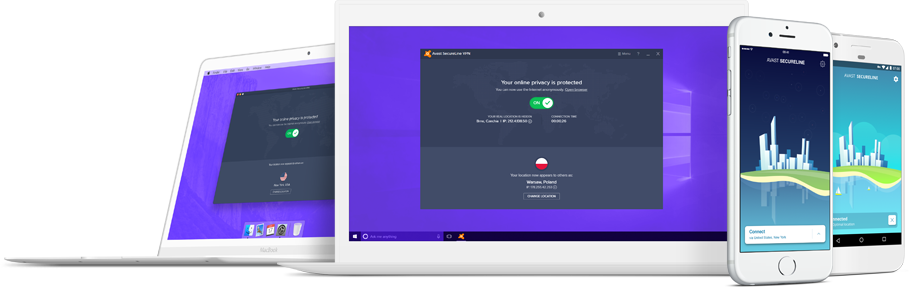 Online Privacy Devices - Avast Antivirus (909x287), Png Download