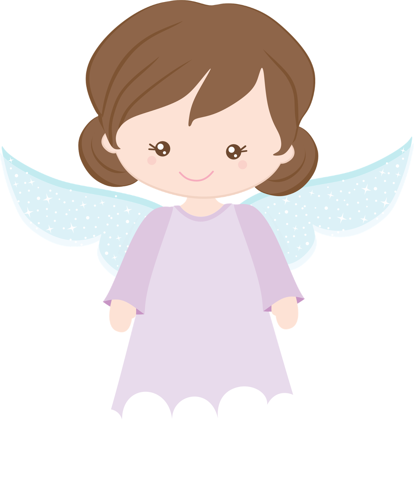 Angel Baby Shower, Communion Invitations, Birth Of - Little Angel Baptism Png (1333x1600), Png Download