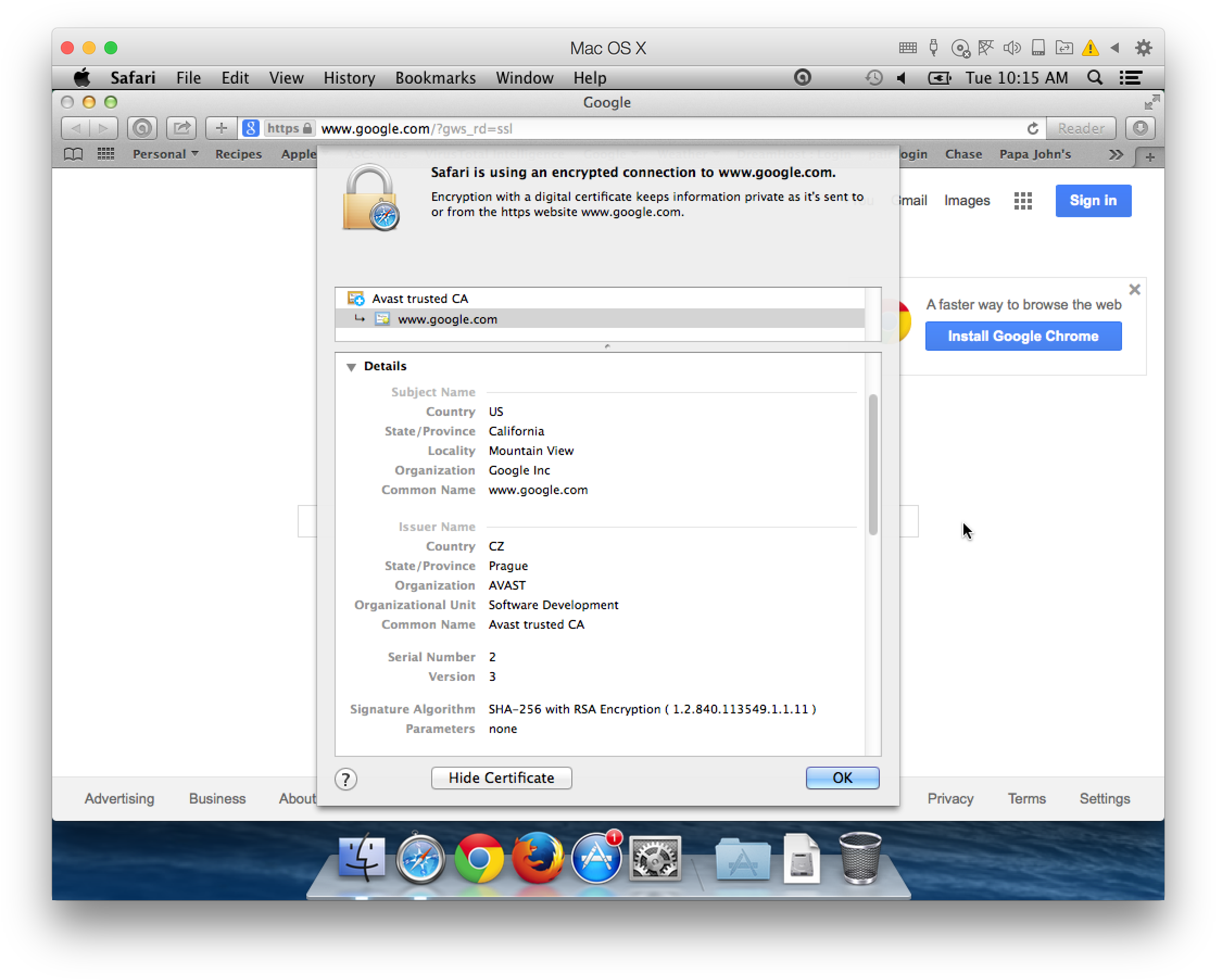 Avast Google Certificate - Bitbucket Tutorial (2272x1830), Png Download