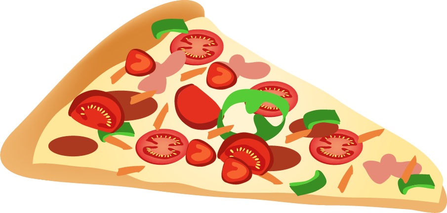 Pizza Clipart - Pizza (905x432), Png Download