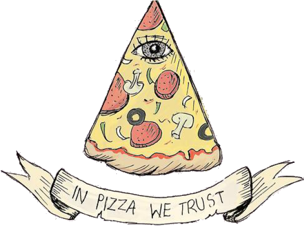 Coffin Tumblr Transparent Graphics Illustrations Free - Png Tumblr Pizza (640x480), Png Download
