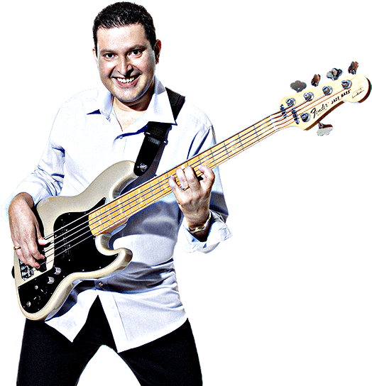Jeremy Bass Web - Playing Bass Guitar Png (533x543), Png Download
