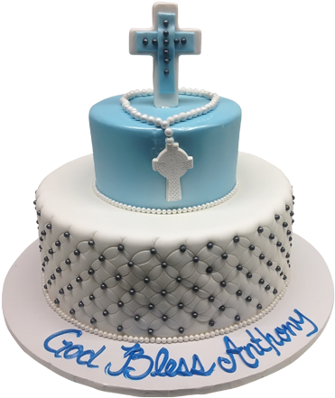 Baptism Cake - Cake (500x500), Png Download