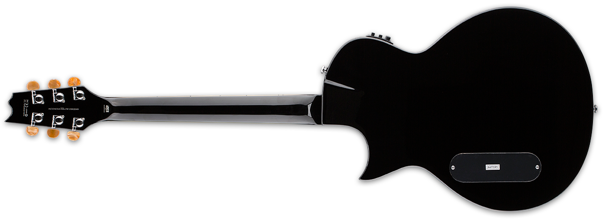 Xlarge - Esp Ltd Te 200 Maple Blk (1200x437), Png Download