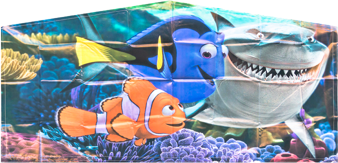 Finding Nemo Bnfnemo - Pixar Finding Dory - Pack Set 2 Plush Toy Nemo And (700x339), Png Download