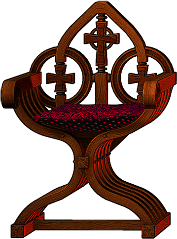 For The High-backed Medieval Chair I Added A "soft - Transparent Medieval Chair Png (375x497), Png Download