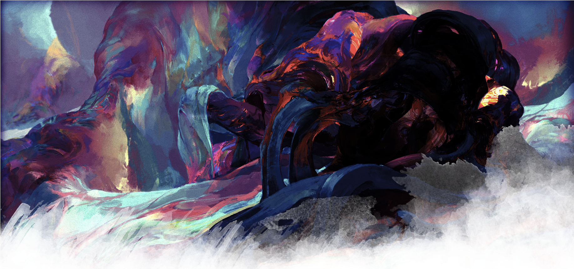 Shircal - Painting (1834x927), Png Download