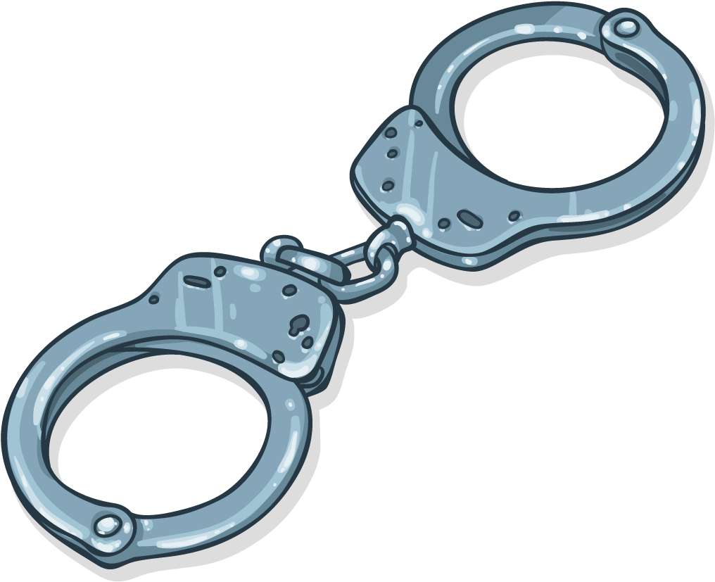 Handcuffs - Police (1024x1024), Png Download