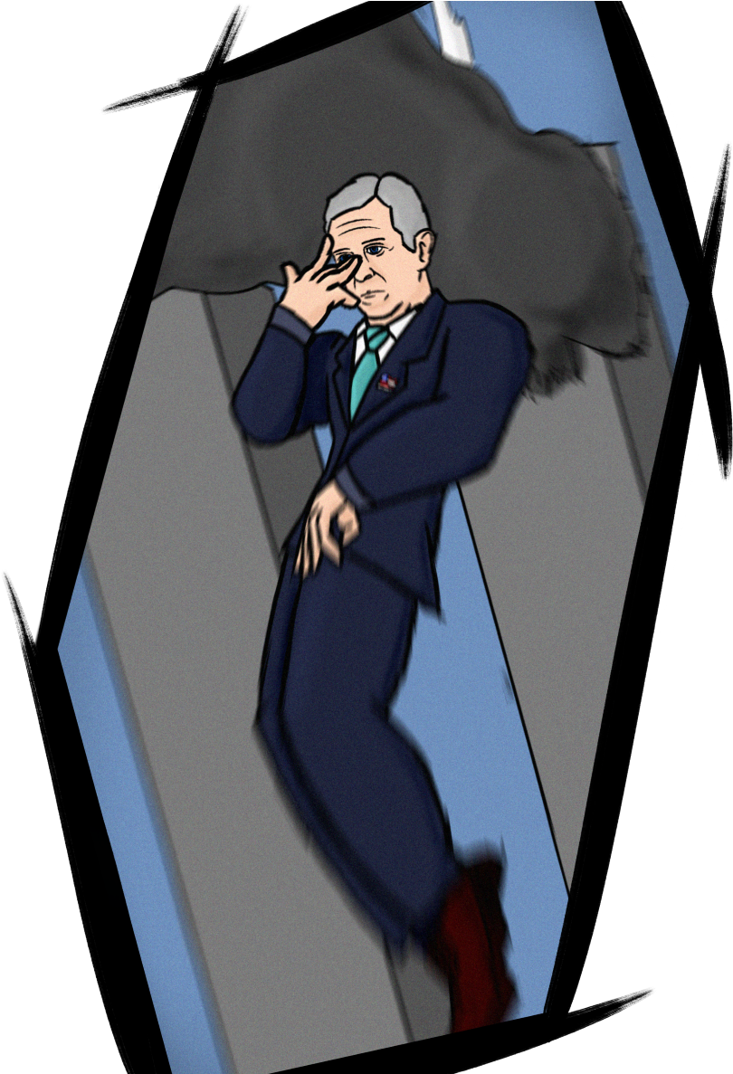 Bush September 11 Attacks United States Of America - September 11 Attacks (880x1186), Png Download