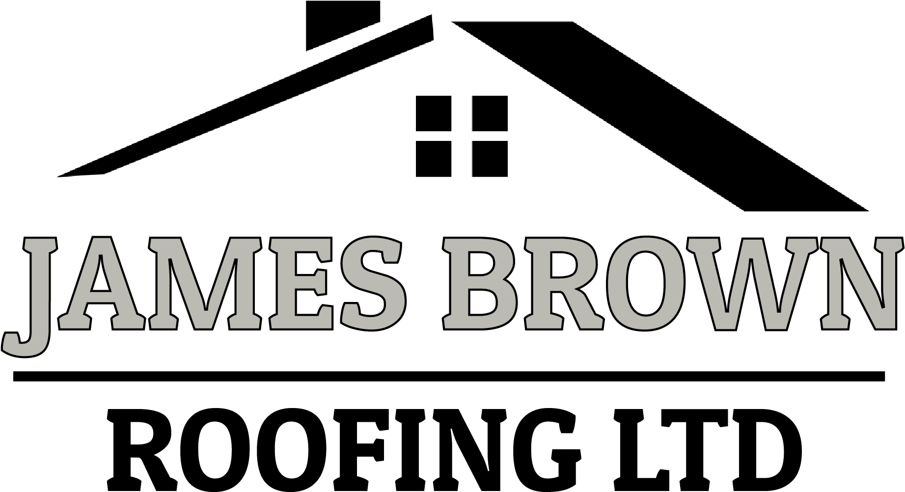 Brownlogo - Browns Roofing & Building (2055x1135), Png Download