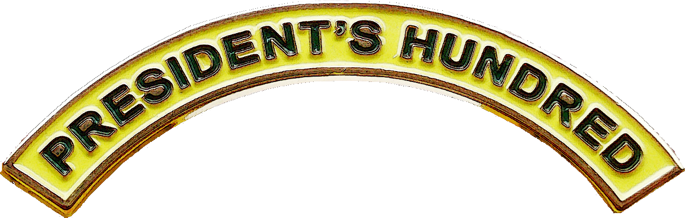 Us Army Presidents 100 Metal Tab - President's Hundred Tab (1400x447), Png Download