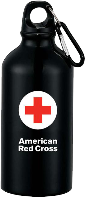 American Red Cross Aluminum Water Bottle American Red - 17 Oz. Personalized Phoenix Aluminum Bottles - Le162211 (800x800), Png Download
