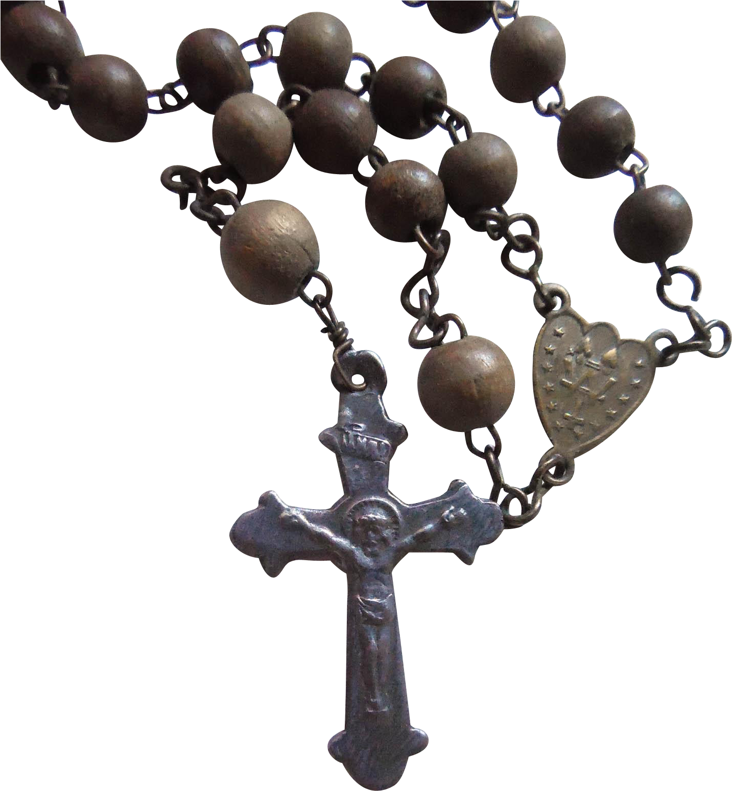 S Wood Bead With - Christian Cross (1548x1548), Png Download