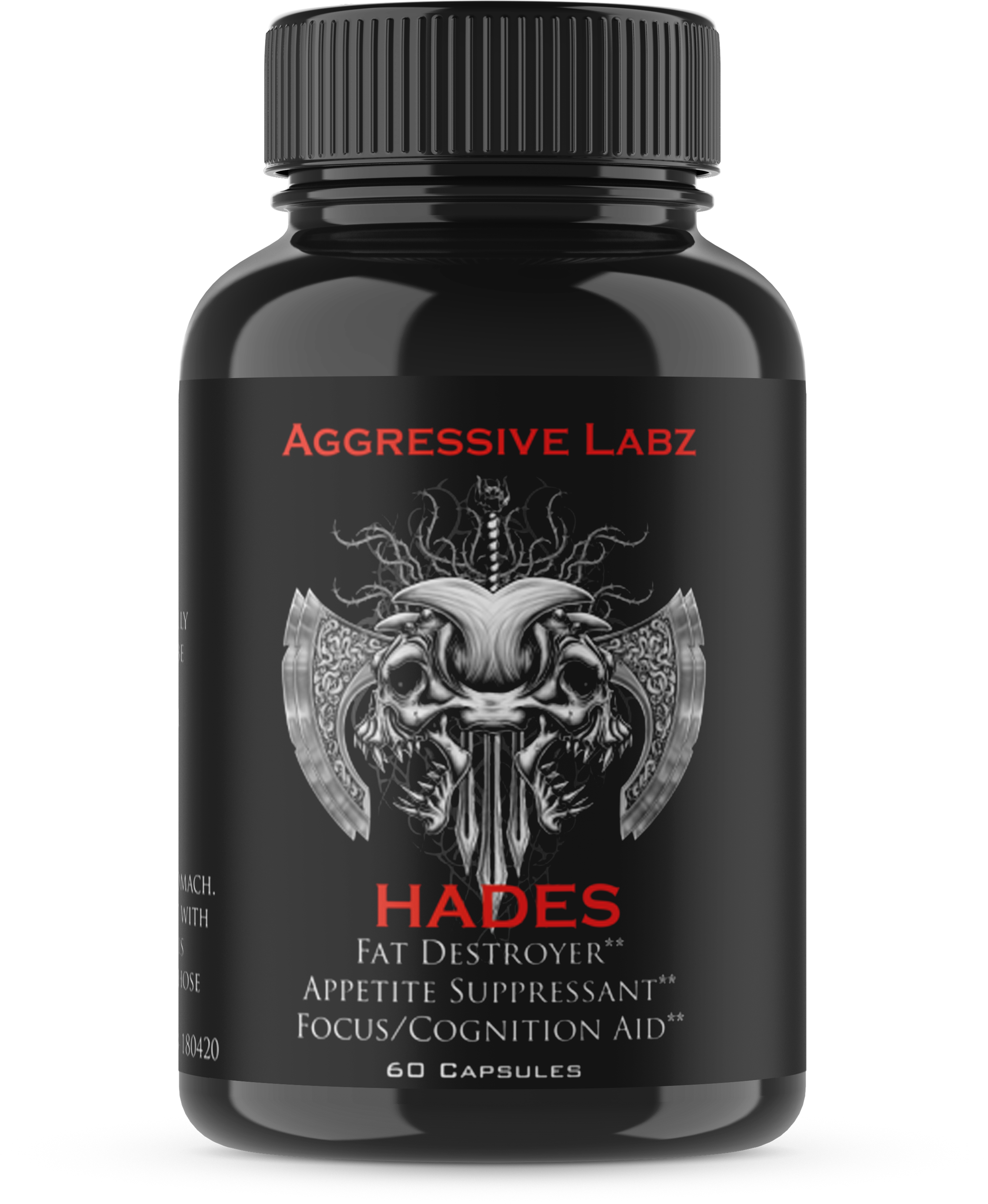 Hades Extreme Thermogenic Fat Burner - Aggressive Labz Hade (5669x4000), Png Download
