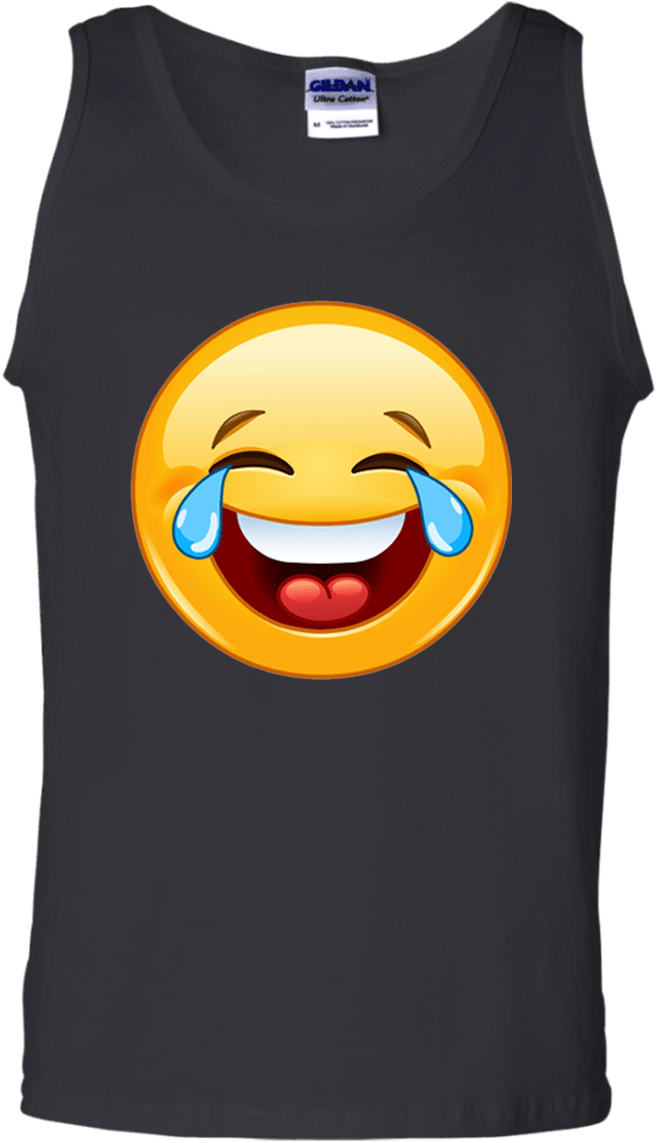 Laugh Emoji Tee Hoodie Tank - Shirt (1155x1155), Png Download