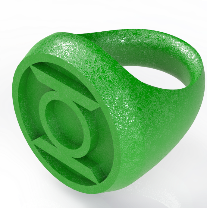Green Lantern Ring - Ceramic (1024x768), Png Download