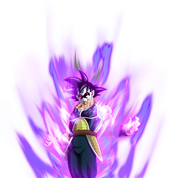 Time Breaker Bardock Dragonball Heroes Aura By Rayzorblade189-d8xk4xi - De Dragon Ball Heroes Bardock (590x594), Png Download