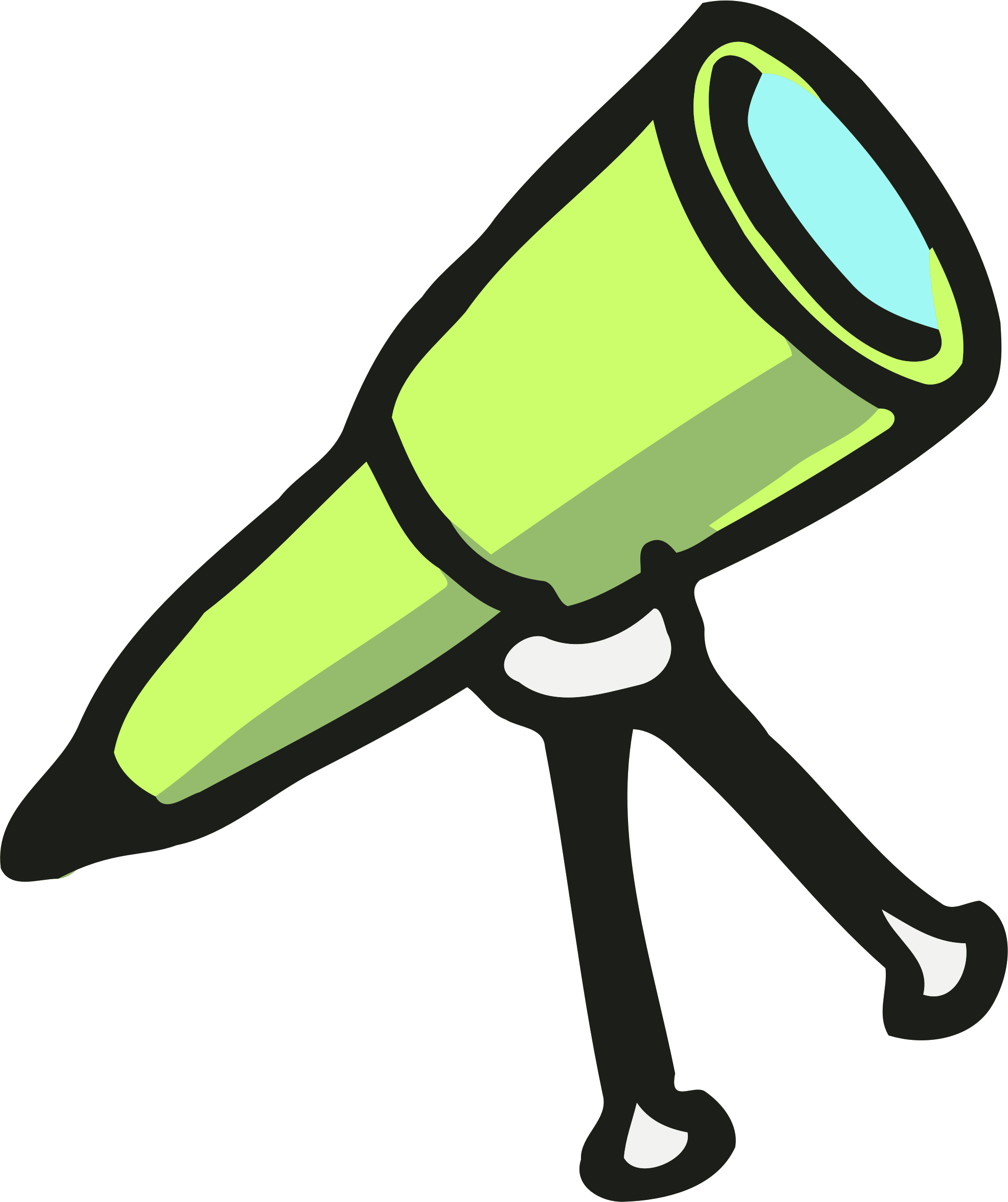 Telescope Clipart Big - Clip Art Telescope (1971x2350), Png Download