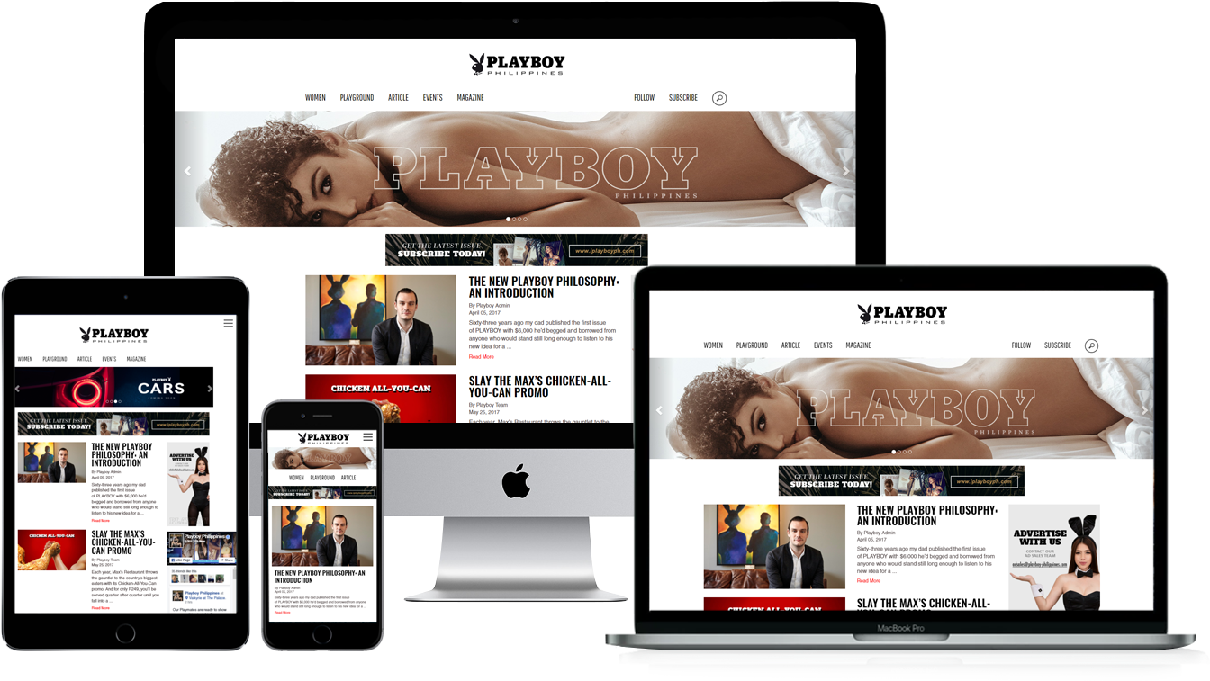Playboy Ph - Online Advertising (1428x840), Png Download