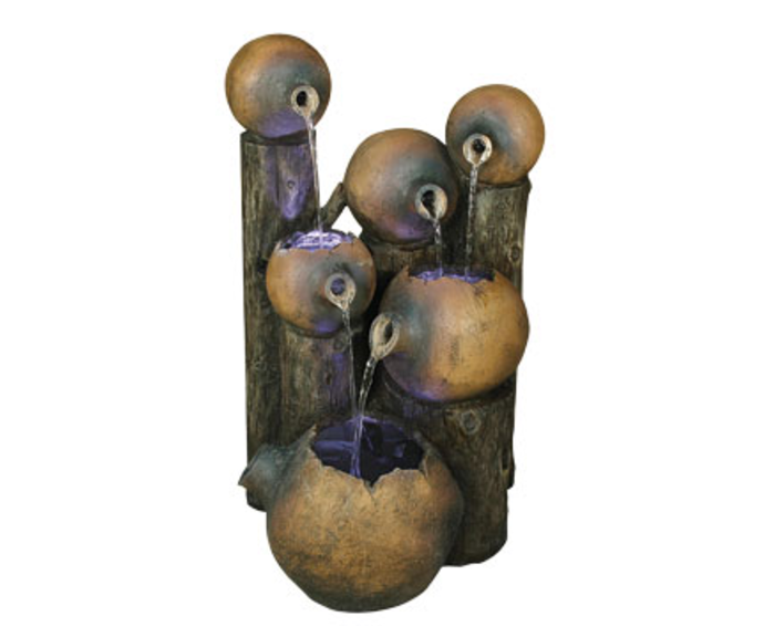 Spanish Orbs Water Feature - Fountain (800x800), Png Download