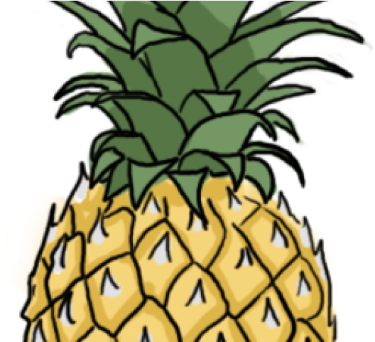 Pineapple Clipart Classy - Pineapple Drawing Step By Step (640x480), Png Download