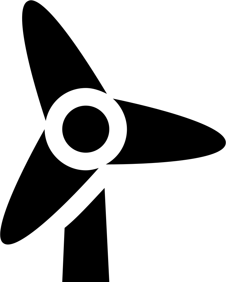 Wind Turbine Comments - Wind Turbine Icon Transparent (786x981), Png Download