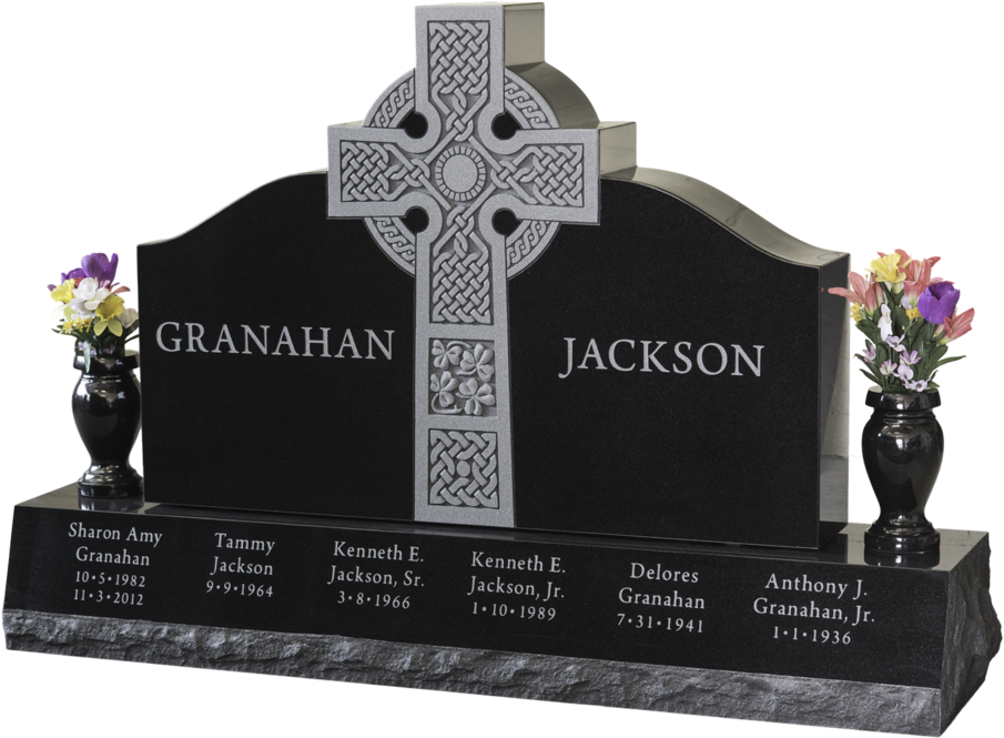 Granahan-jackson Monument - Headstone (1000x727), Png Download